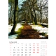 Calendar de perete cu imagini cu peisaje 2025